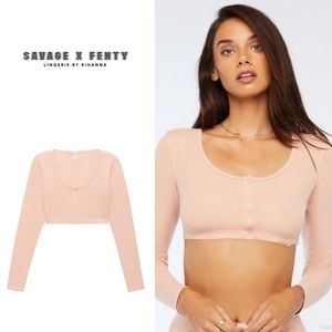 Savage x Fenty crop thermal top